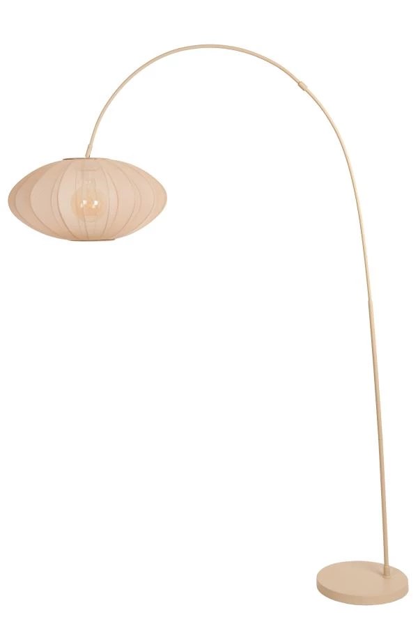 Lucide CORINA - Arc floor lamp - 1xE27 - Cream - detail